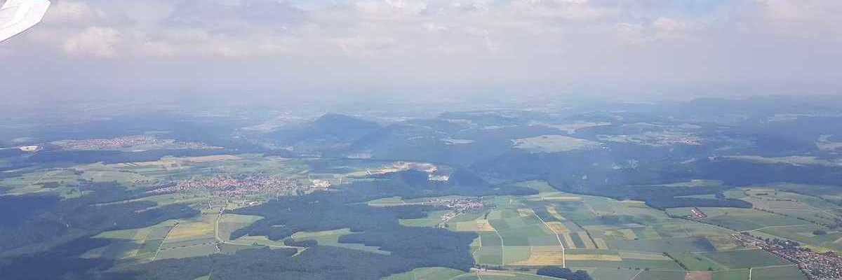 Verortung via Georeferenzierung der Kamera: Aufgenommen in der Nähe von Reutlingen, Deutschland in 1900 Meter